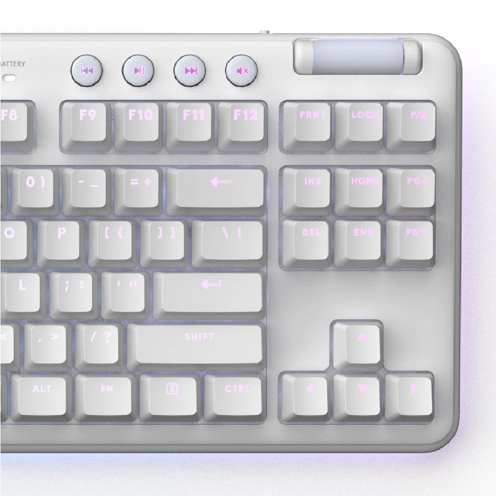 Logitech G713 LIGHTSYNC 電競鍵盤 (珍珠白)