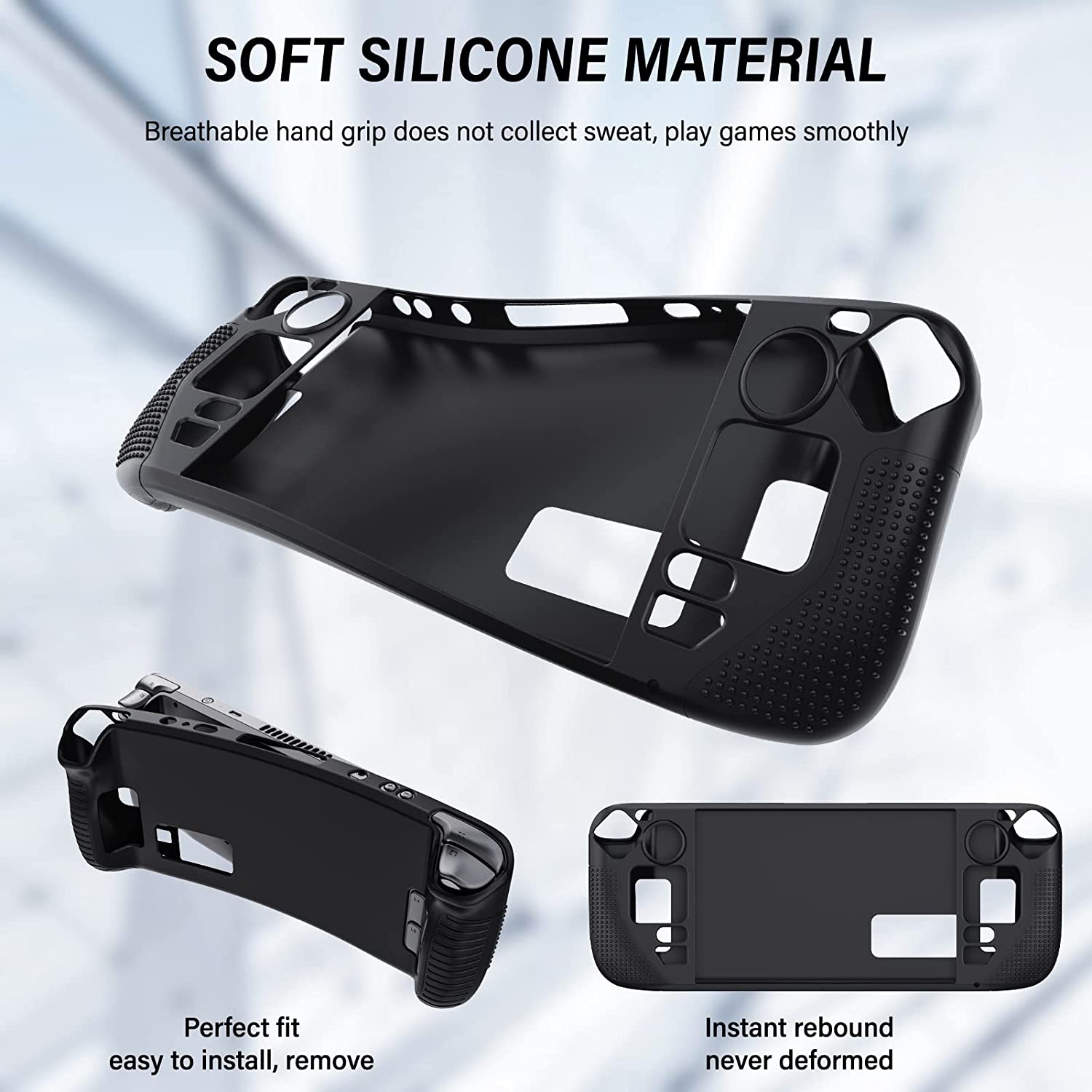Full Protective Silicone Case for Steam Deck CE102 