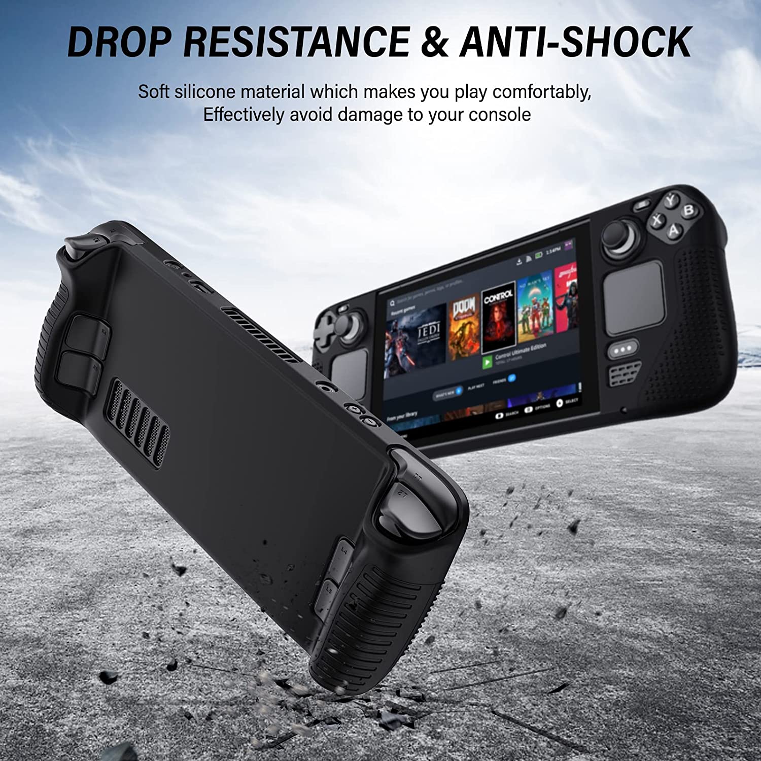 Full Protective Silicone Case for Steam Deck CE102